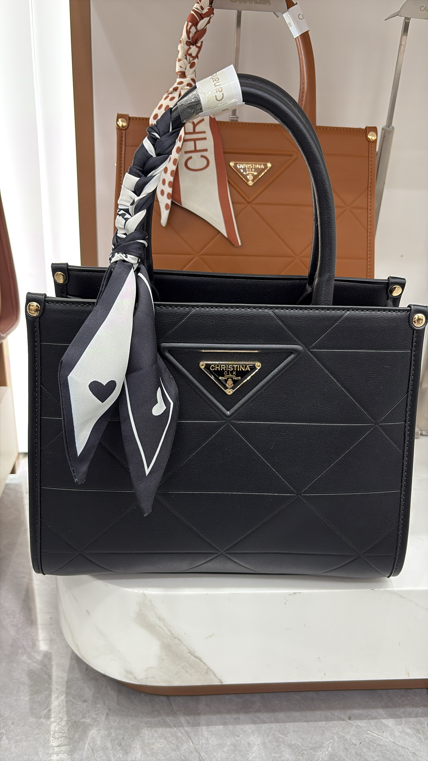 Christina OLK W7651 Luxury Bag (Pink, Beige, Green, Black, khaki and Brown colors) 8595