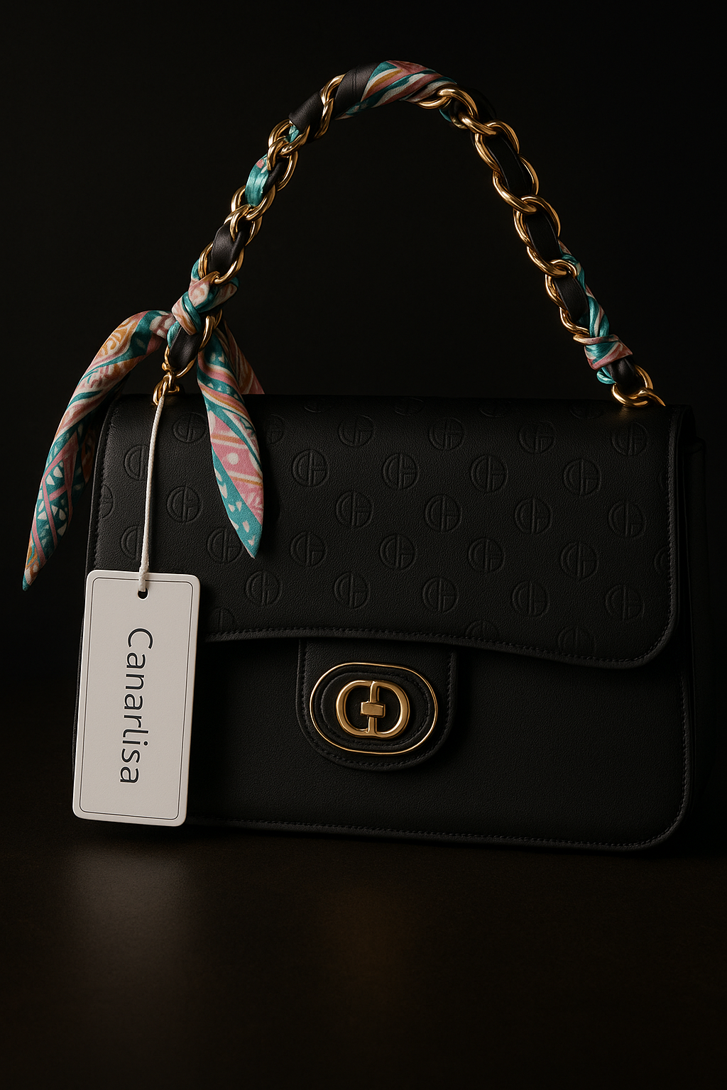 Canarlisa Luxury HandBag (Black, Green, Pink, Beige, Brown and Khaki Colors) ST132