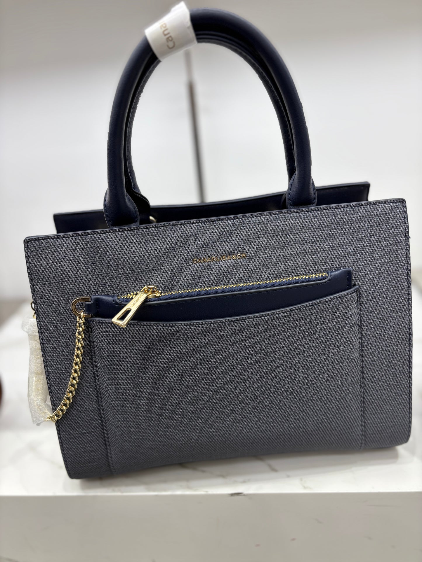 Cancrlisa & CR 8014 Luxury hand Bag (Black, Coffee, Gray, Dark Blue and Mud Colors) 7269