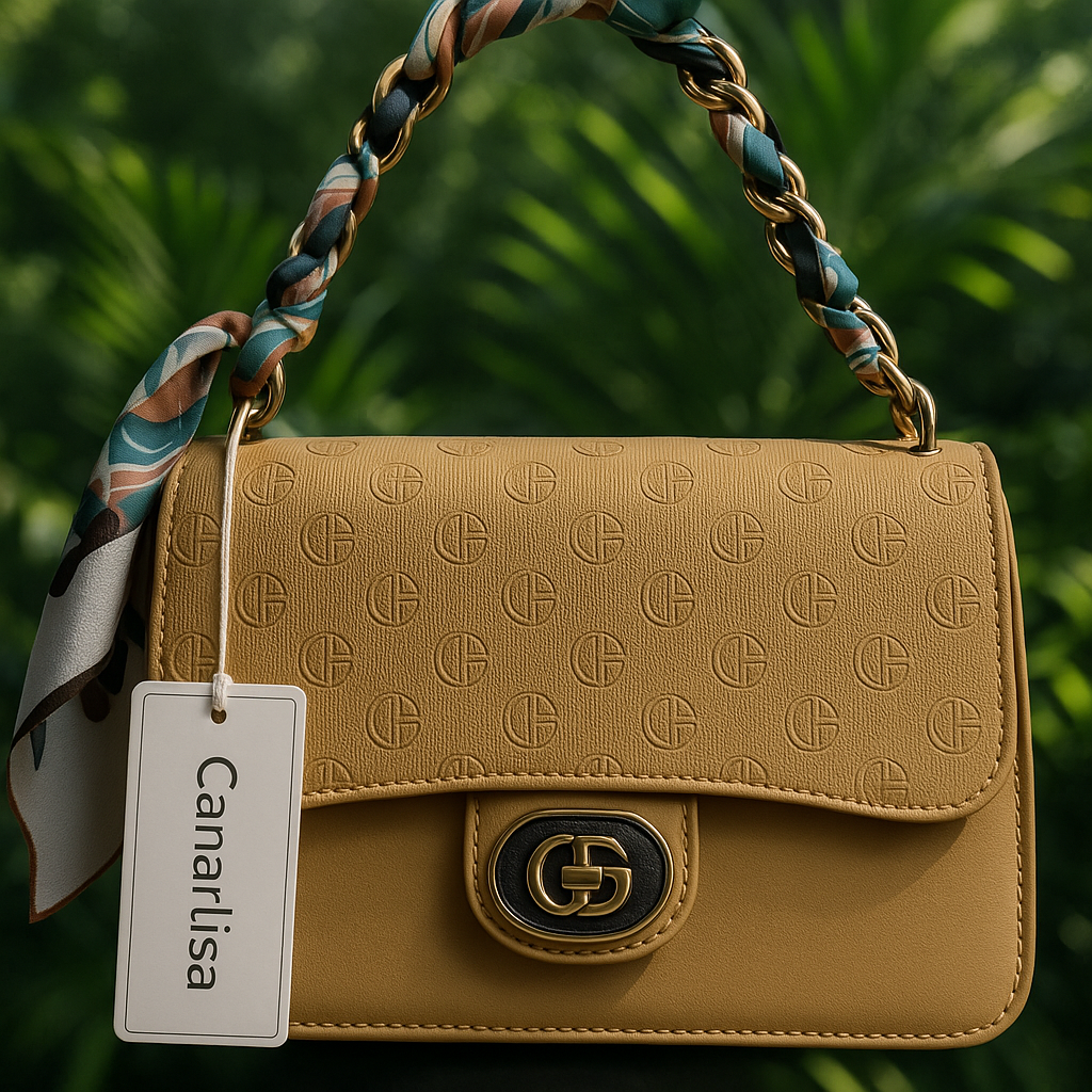 Canarlisa Luxury HandBag (Black, Green, Pink, Beige, Brown and Khaki Colors) ST132