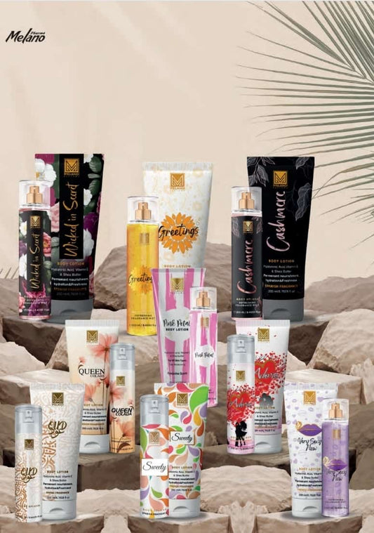 Melano Pharma - Queen Colada Body Lotion & Body Splash