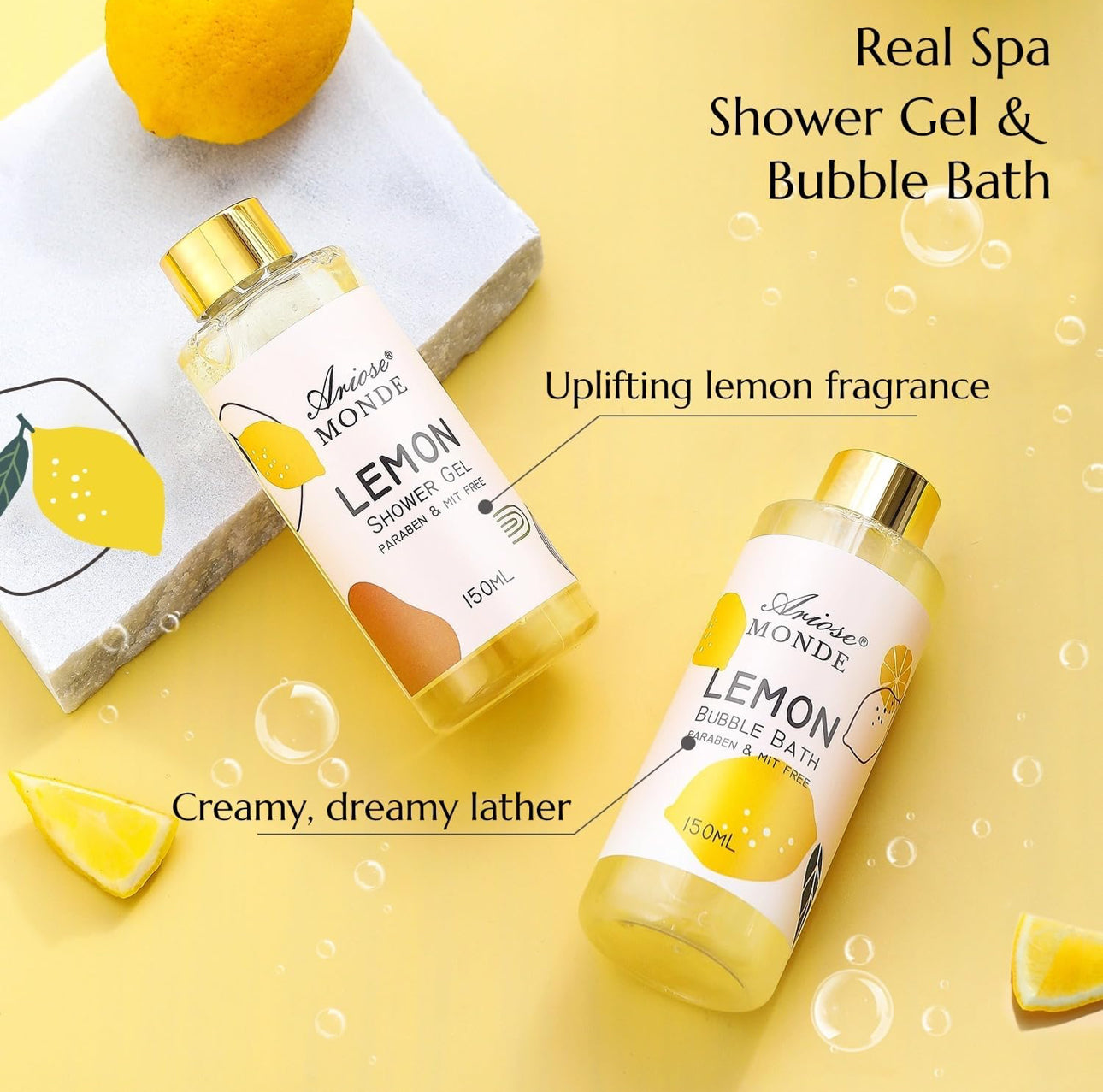 ARIOSE MONDE (LEMON BATH GIFT SET) 6pcs Set