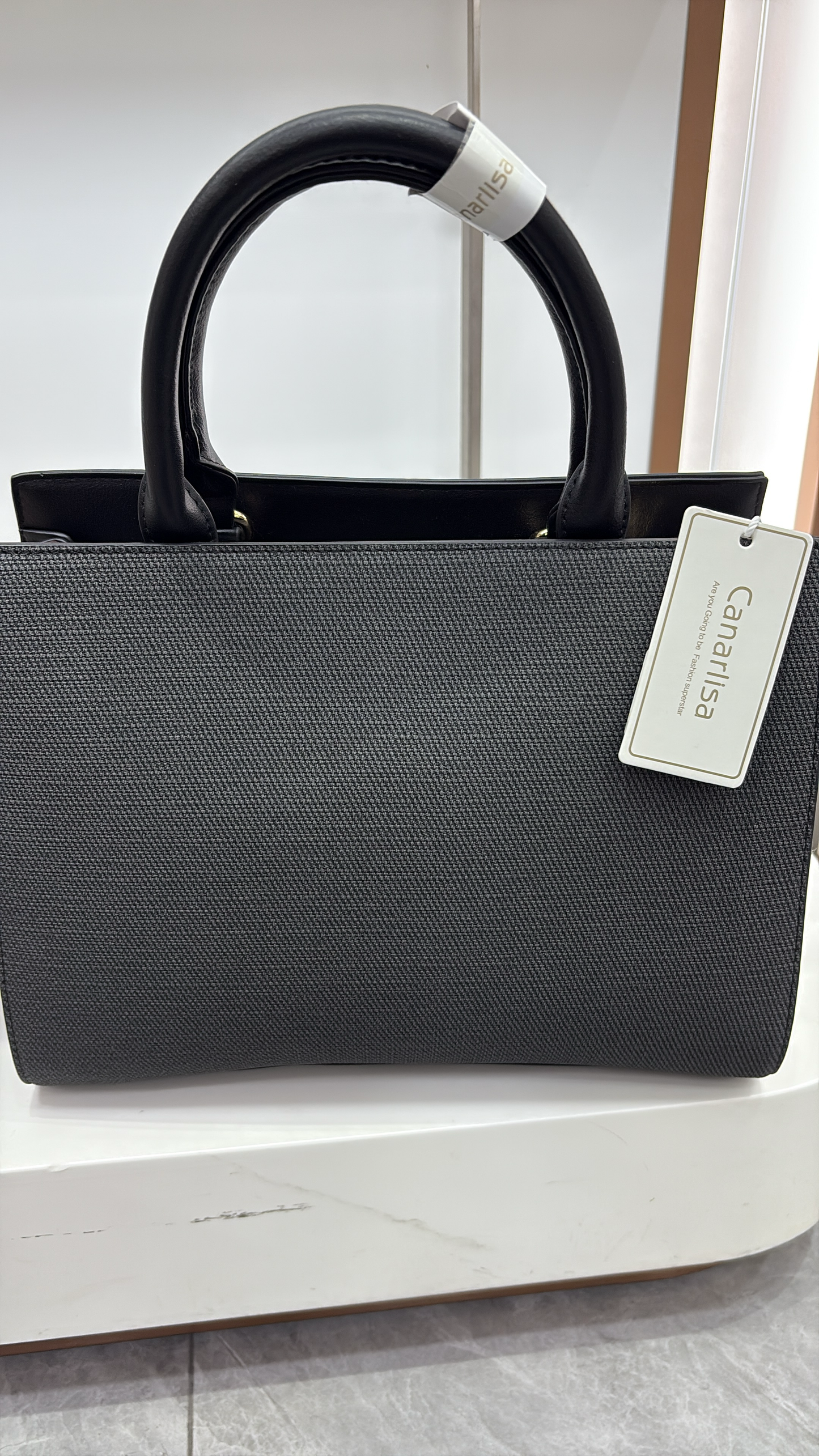 Cancrlisa & CR 8014 Luxury hand Bag (Black, Coffee, Gray, Dark Blue and Mud Colors) 7269