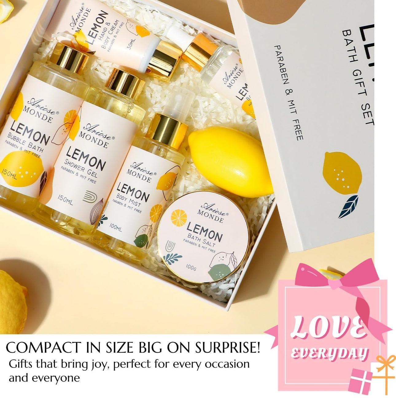 ARIOSE MONDE (LEMON BATH GIFT SET) 6pcs Set