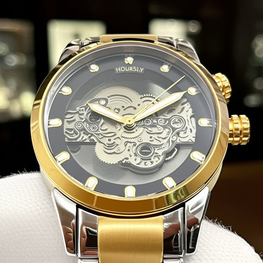 Elite Men Analog Watches Forichs Gold and Black