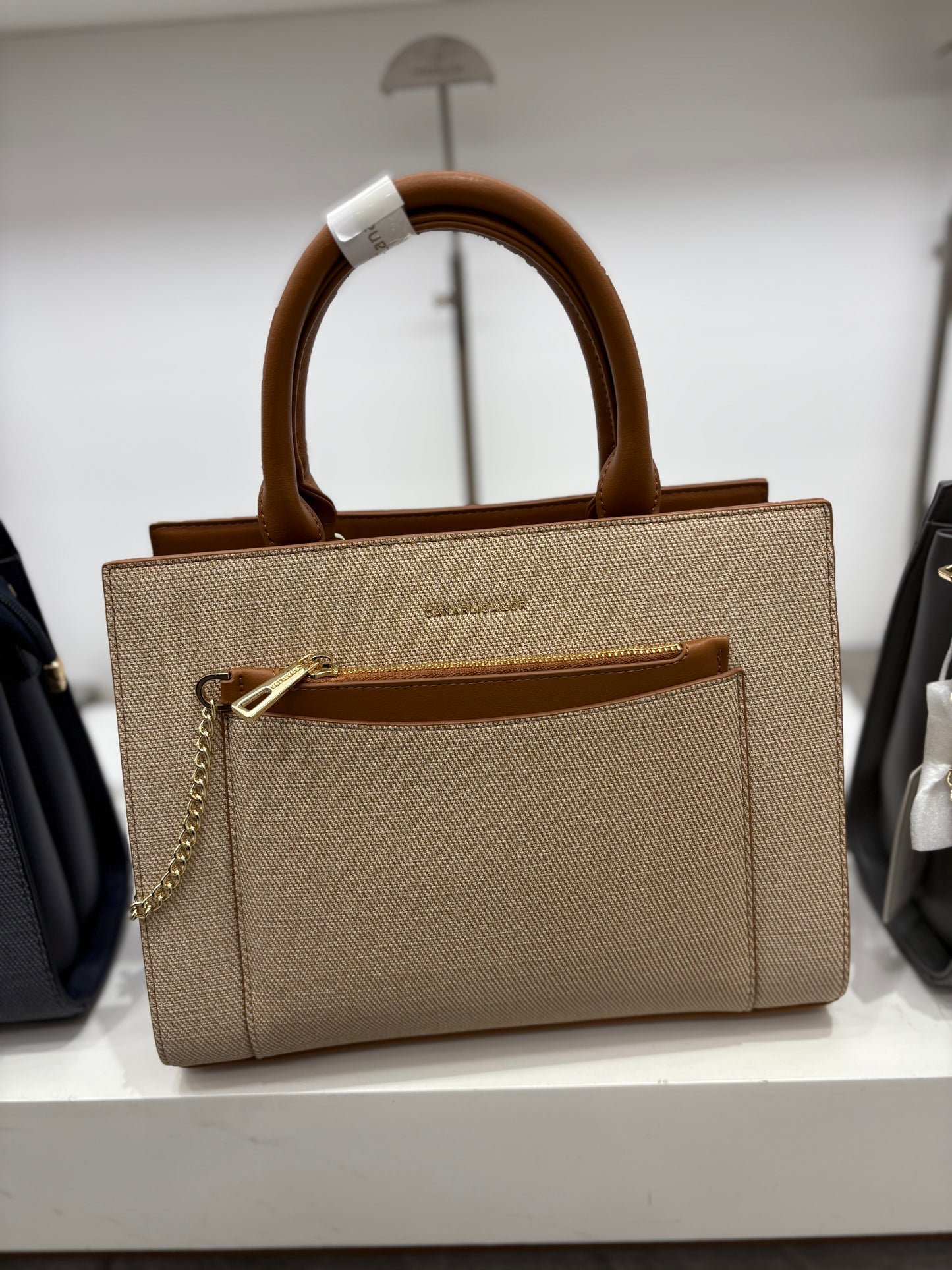 Cancrlisa & CR 8014 Luxury hand Bag (Black, Coffee, Gray, Dark Blue and Mud Colors) 7269