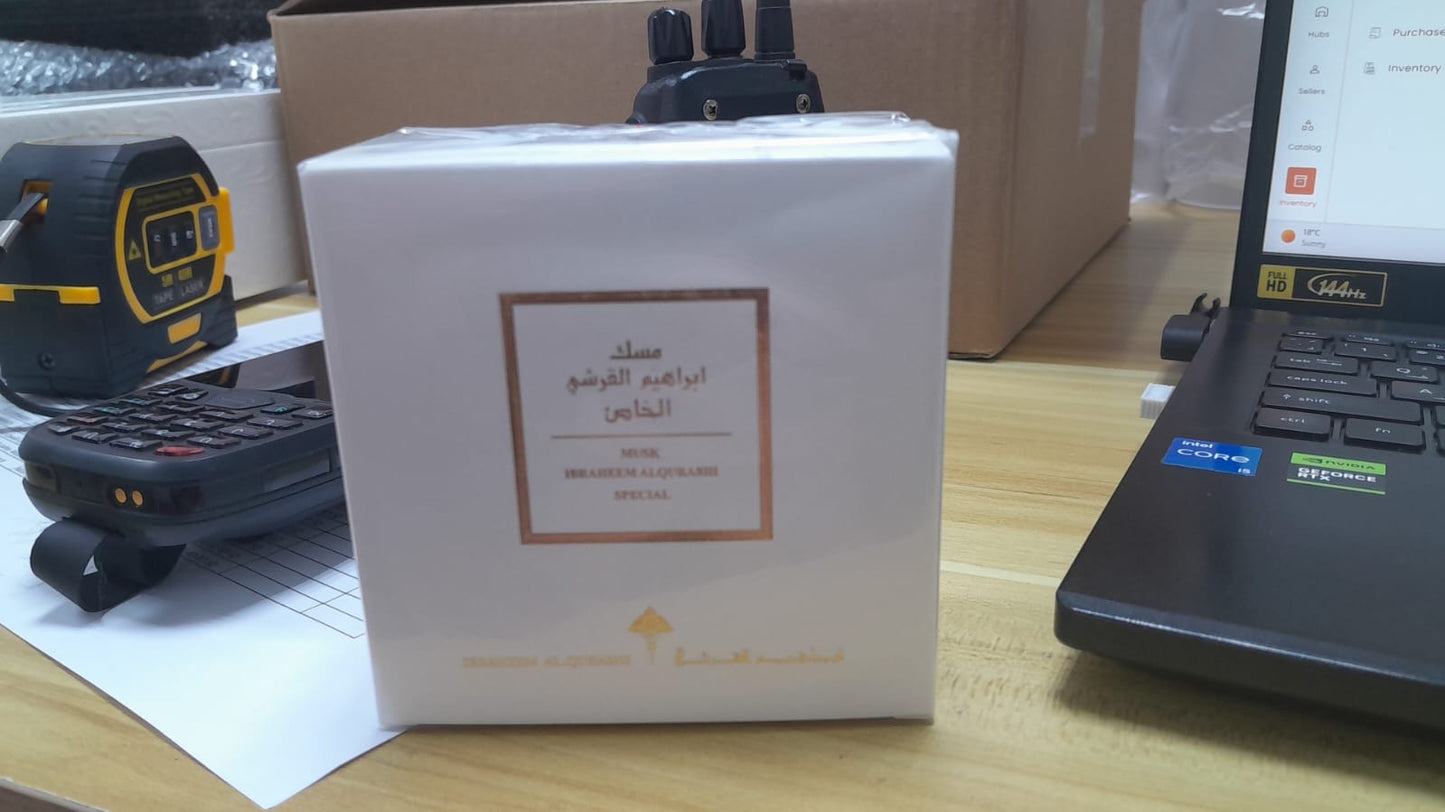 Ibrahim al qurashi perfume Special Musk 10ml EDP+Powder musk oil 3ml, luxury Long Lasting Perfume For Women, Perfume For men, Refreshing scent