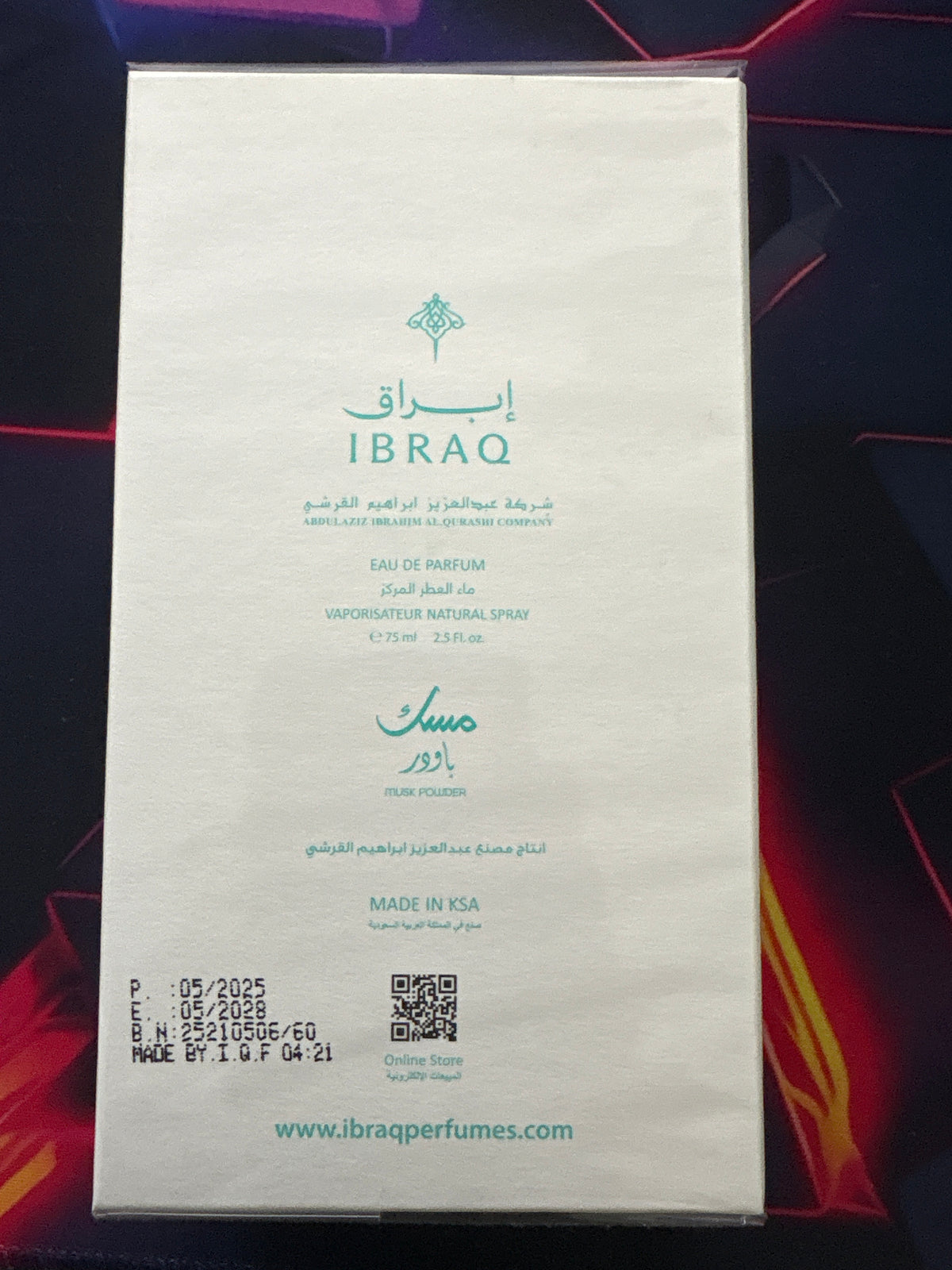 IBRAQ Ibraheem Al Qurashi - POWDER MUSK