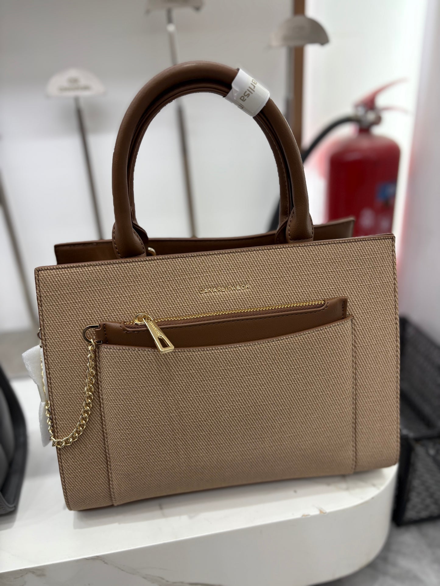 Cancrlisa & CR 8014 Luxury hand Bag (Black, Coffee, Gray, Dark Blue and Mud Colors) 7269