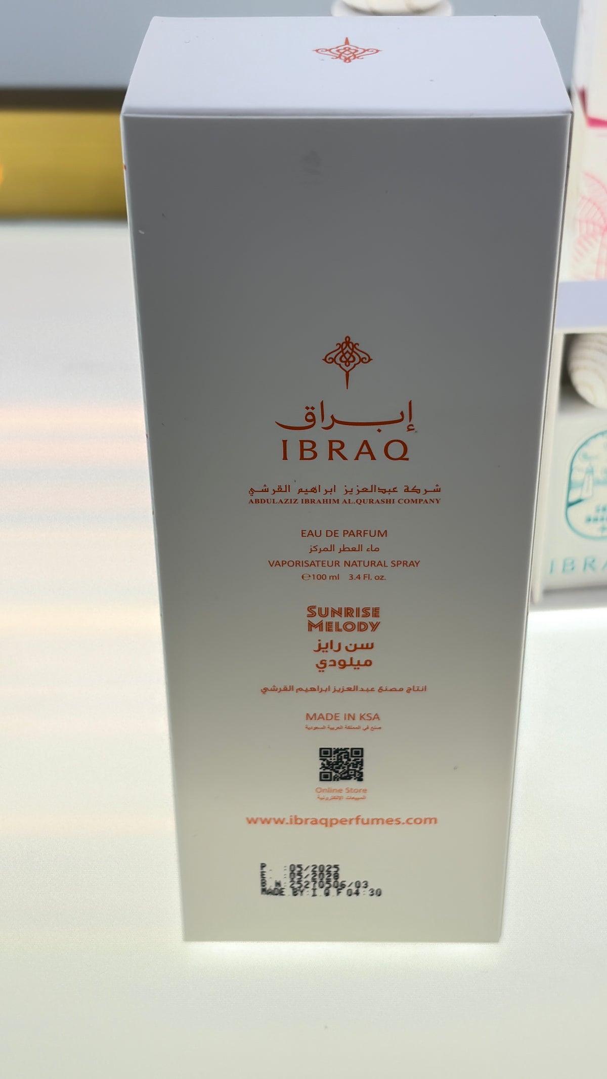 Ibrahim Al-Qurashi (Ibraq) - Sunrise Melody (100ml) - For Women’s