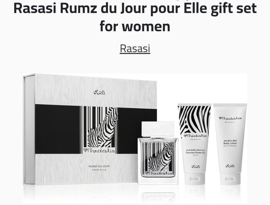 RASASI - RUMZ AL RASASI 9325 Gift Set for Women- 3 pcs