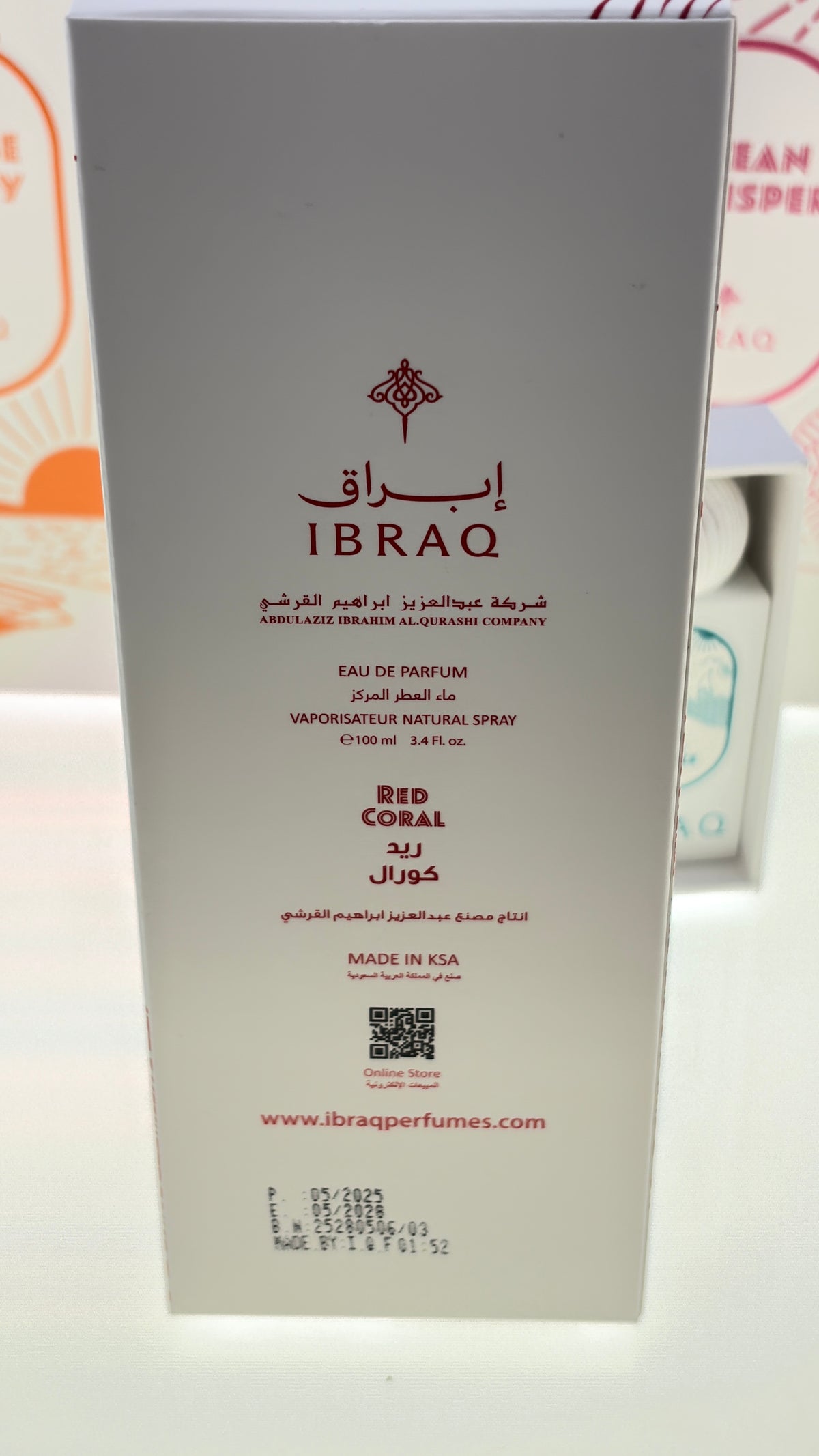 Ibrahim Al-Qurashi (Ibraq) - Red Coral (100ml) for Women’s