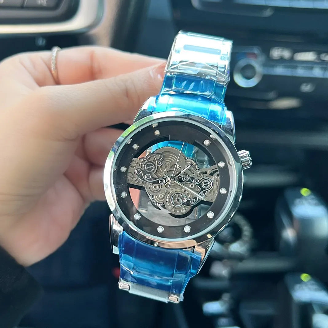 Elite Men Analog Watches Forichs Silver and