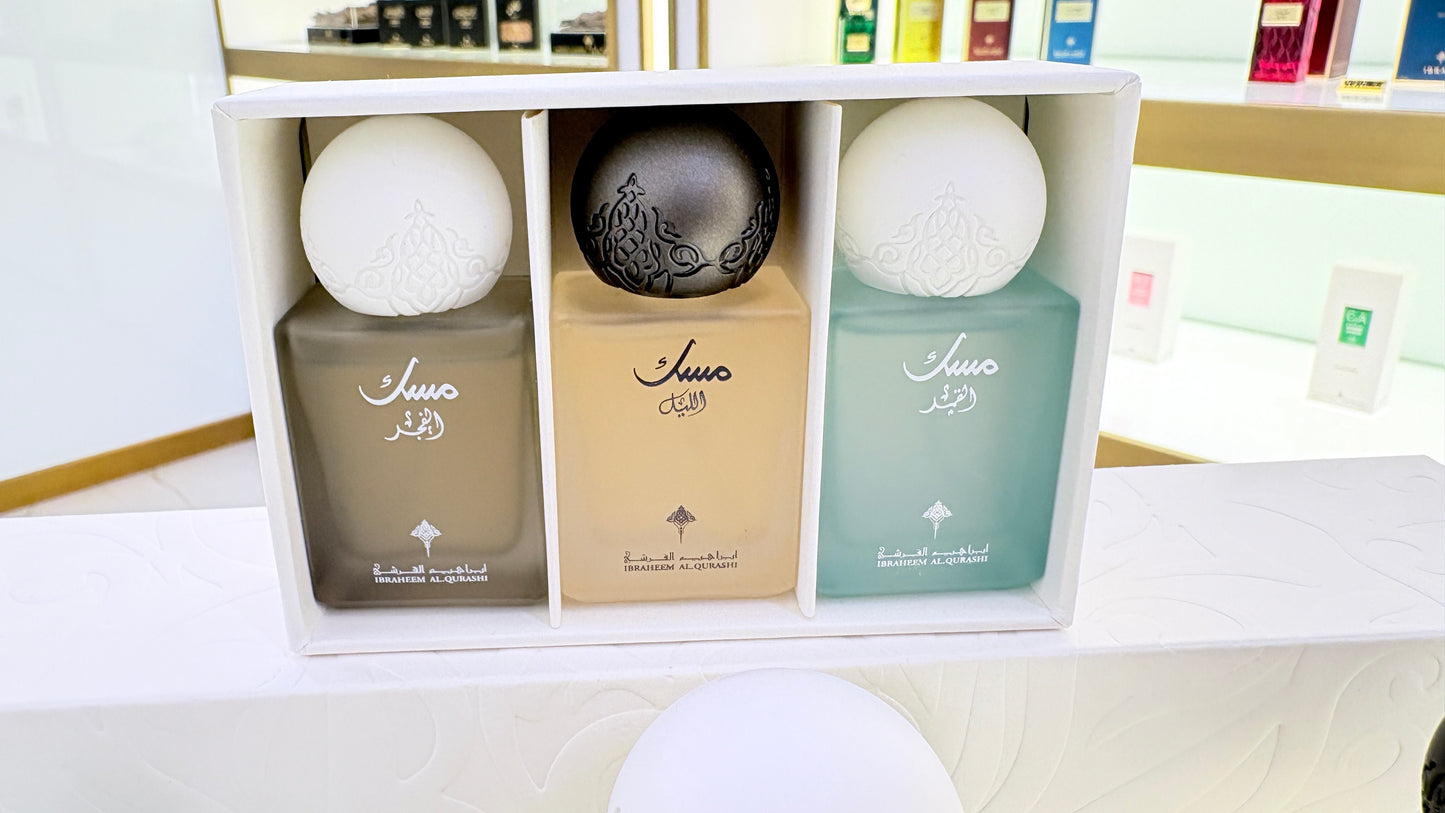Ibrahim Alqurashi - Summer Musk Collection 75 ml * 3 + 10 ML * 3