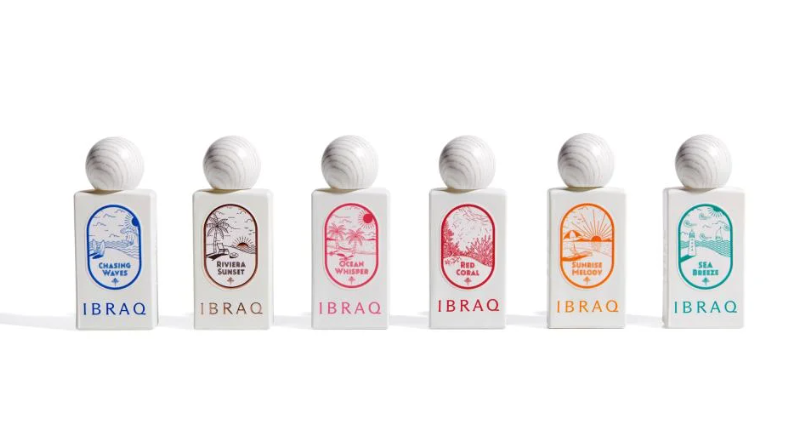 Ibraheem Al qurashi - Mini Summer Collection 10 ml * 6 ( Sea Breeze, Chasing Waves, Riviera Sunset,Ocean Whisper,Sunrise Melody,Red Coral)